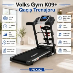 Volks Gym K09+ Treadmill Qaçış Trenajoru (Беговой)