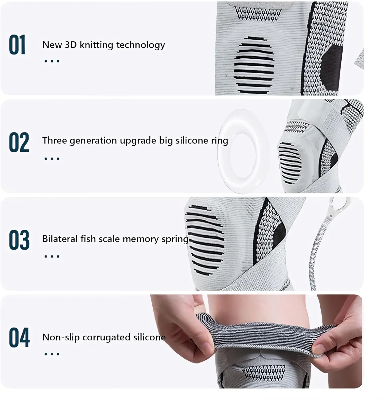 Active Life 2.0 Compression Knee Brace Knee Stabilisation Dizlik - Image 2