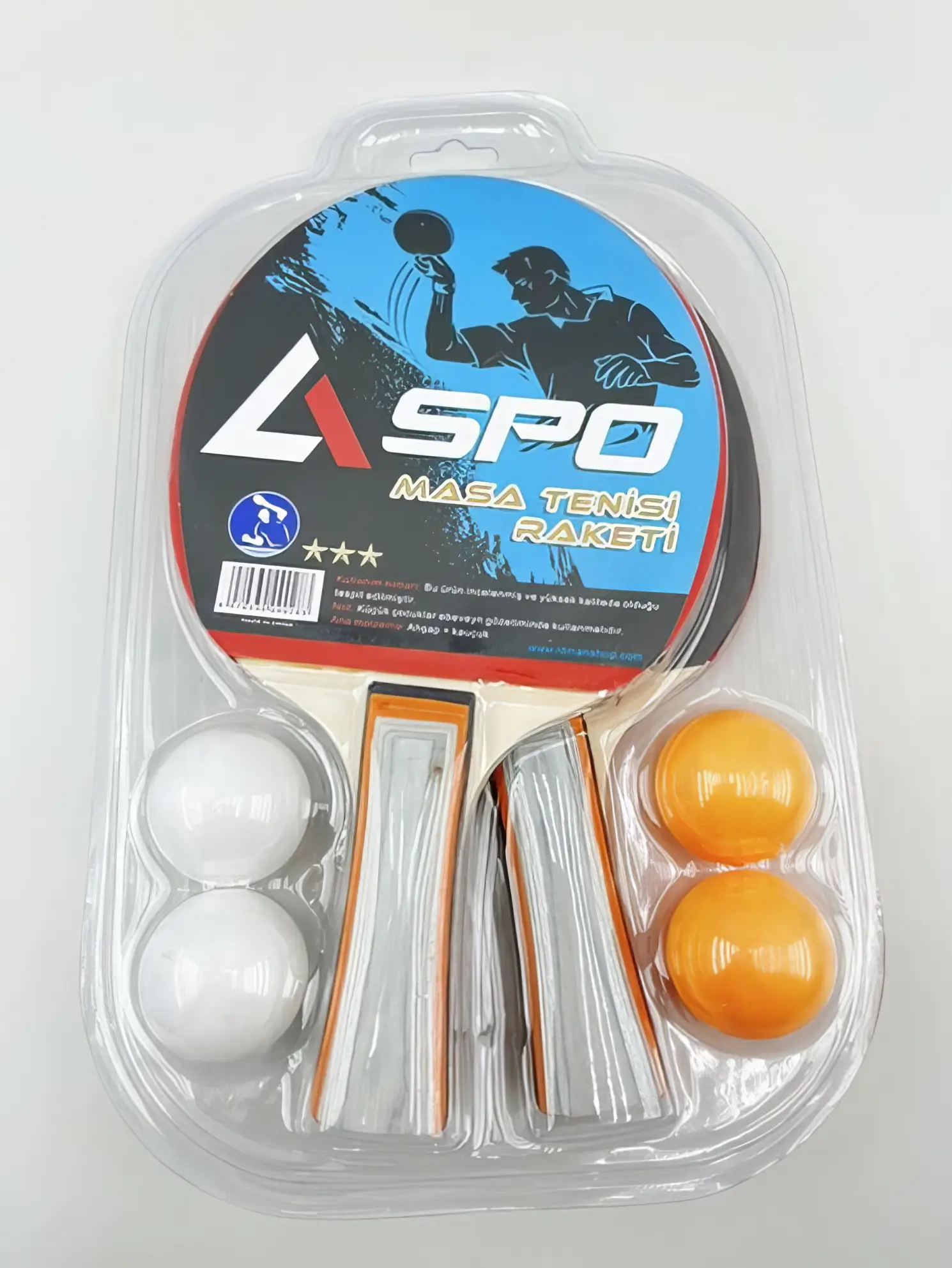 Aspo 10 Table Tennis Set Tennis Raketi Dəsti