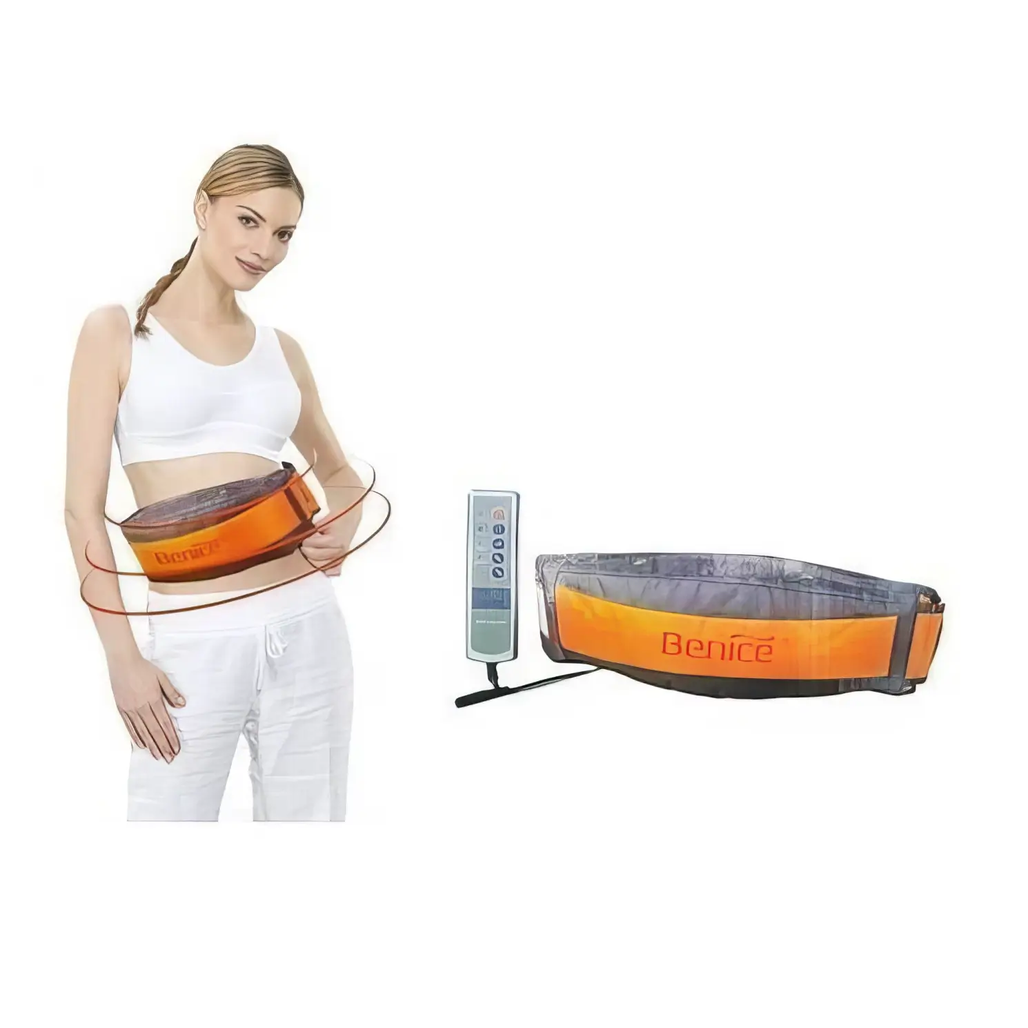 Benice Slimming Massage Belt Vibrasiya Qarın Masaj Aləti - Image 2