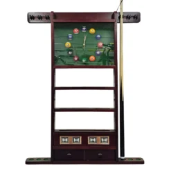 Billiard Cue Holder Clock and Counter Bilyard Lövhəsi