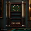 Billiard Cue Holder Clock and Counter Bilyard Lövhəsi