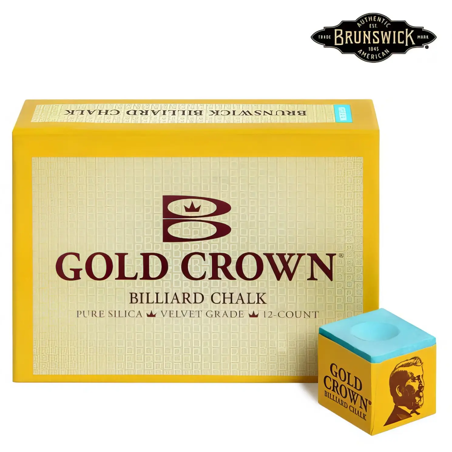 Golden Brown 12 Ədəd Bilyard Təbaşiri (Mel) - Image 2