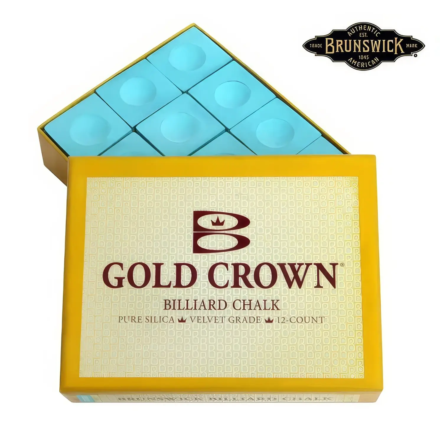 Golden Brown 12 Ədəd Bilyard Təbaşiri (Mel)