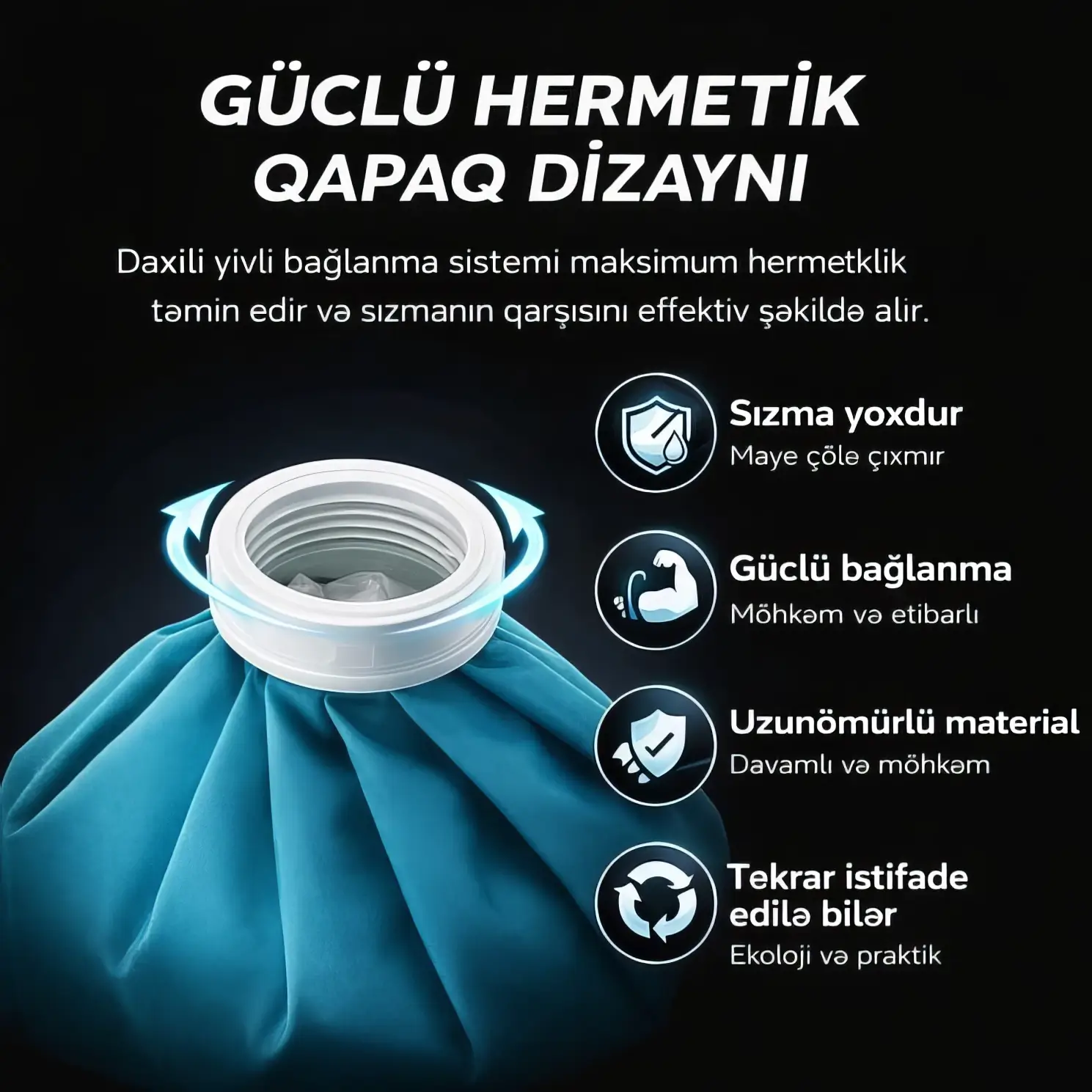 Ice Hot Packs for Injuries Reusable Isti və Soyuq Kompressiya Torbası - Image 4