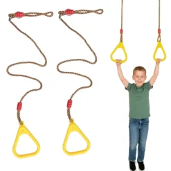 Kids Yellow Gymnastic Rings Gimnastika Halqası