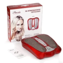 Pinxin Far-Infrared Accupressure Pulse Infrared Kneading Roller Shiatsu Leg Foot Massage Machine