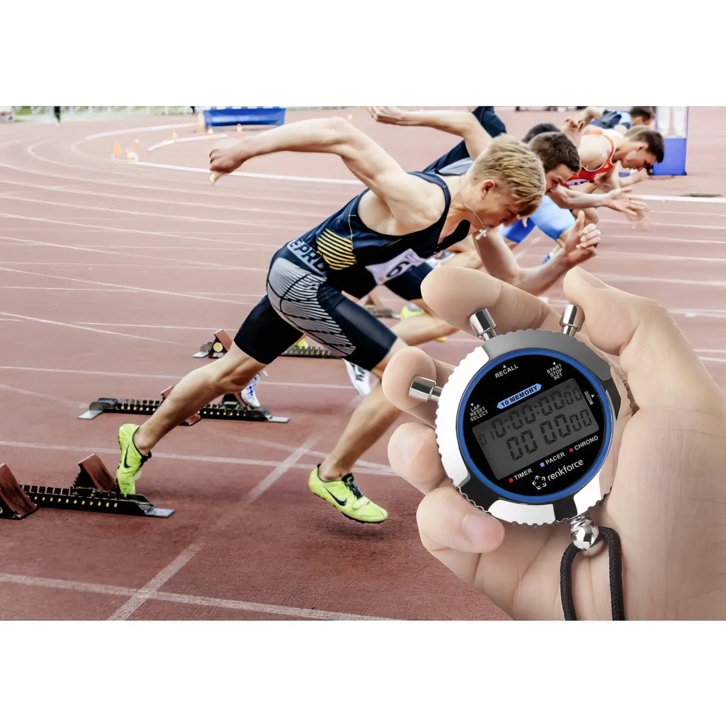 Renkforce RF-SW-200 Digital Stopwatch Nikel Saniyəölçən - Image 3