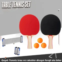 Table Tennis Set Stolüstü Tennis Oyunu Dəsti