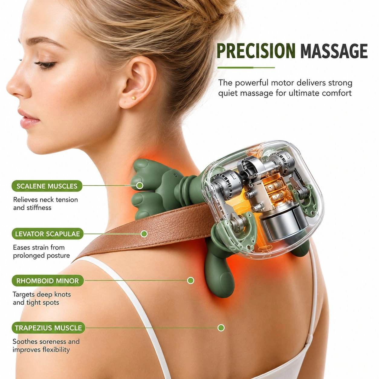 Turtle Shaped Neck & Shoulder Bionic Heated Massager Masaj Aləti - Image 7