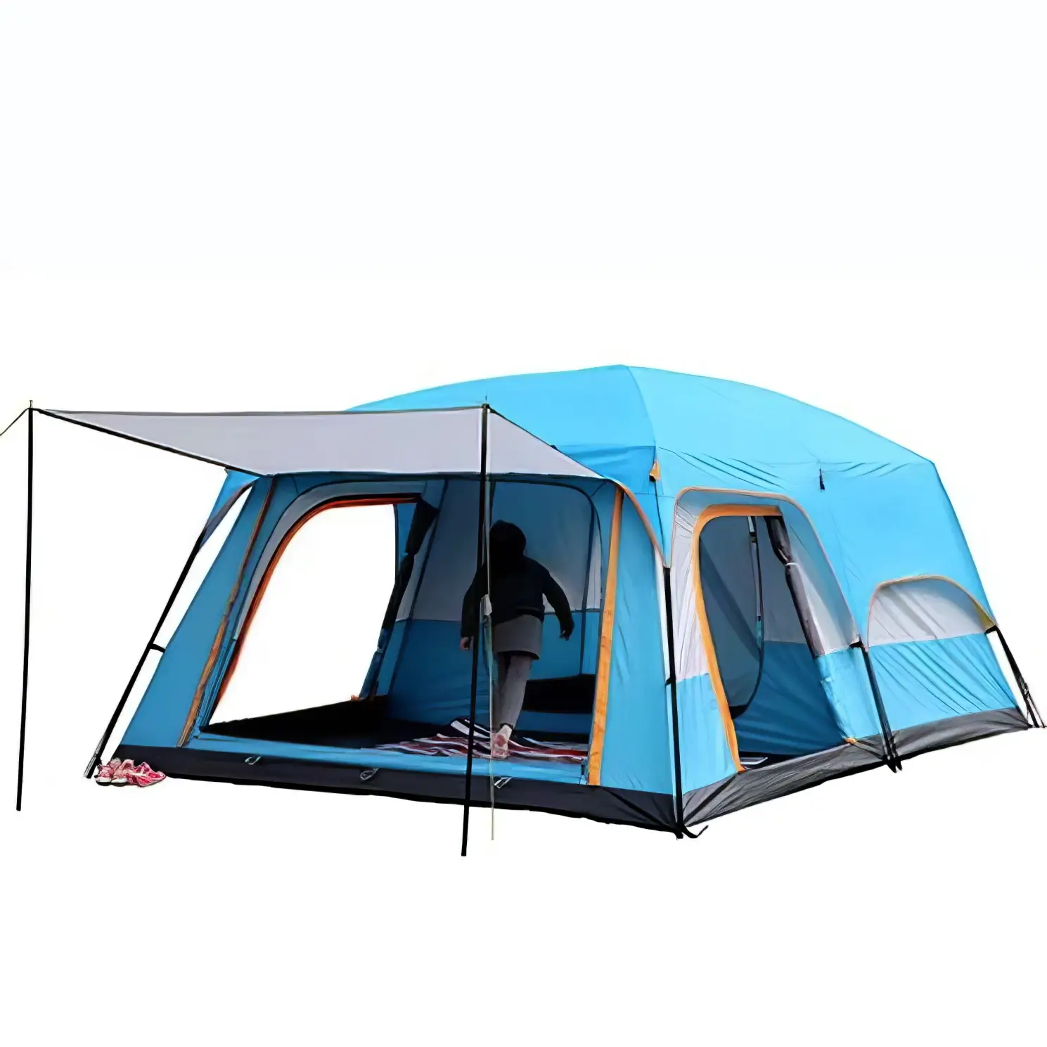 096 Large 8-12 Persons Multi-Functional Camping Tent (A-0024) 8-12 Nəfərlik Kamp Çadırı - Image 4