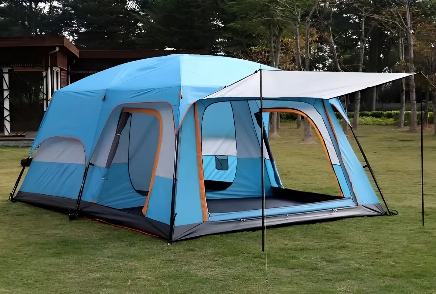 096 Large 8-12 Persons Multi-Functional Camping Tent (A-0024) 8-12 Nəfərlik Kamp Çadırı