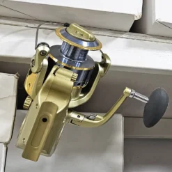 Golden Simple Fishing Reel Tilov Çarxı