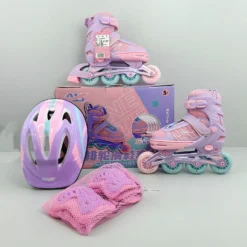 Inline Skate Roller Blade Rolik Uşaqlar Üçün Pink