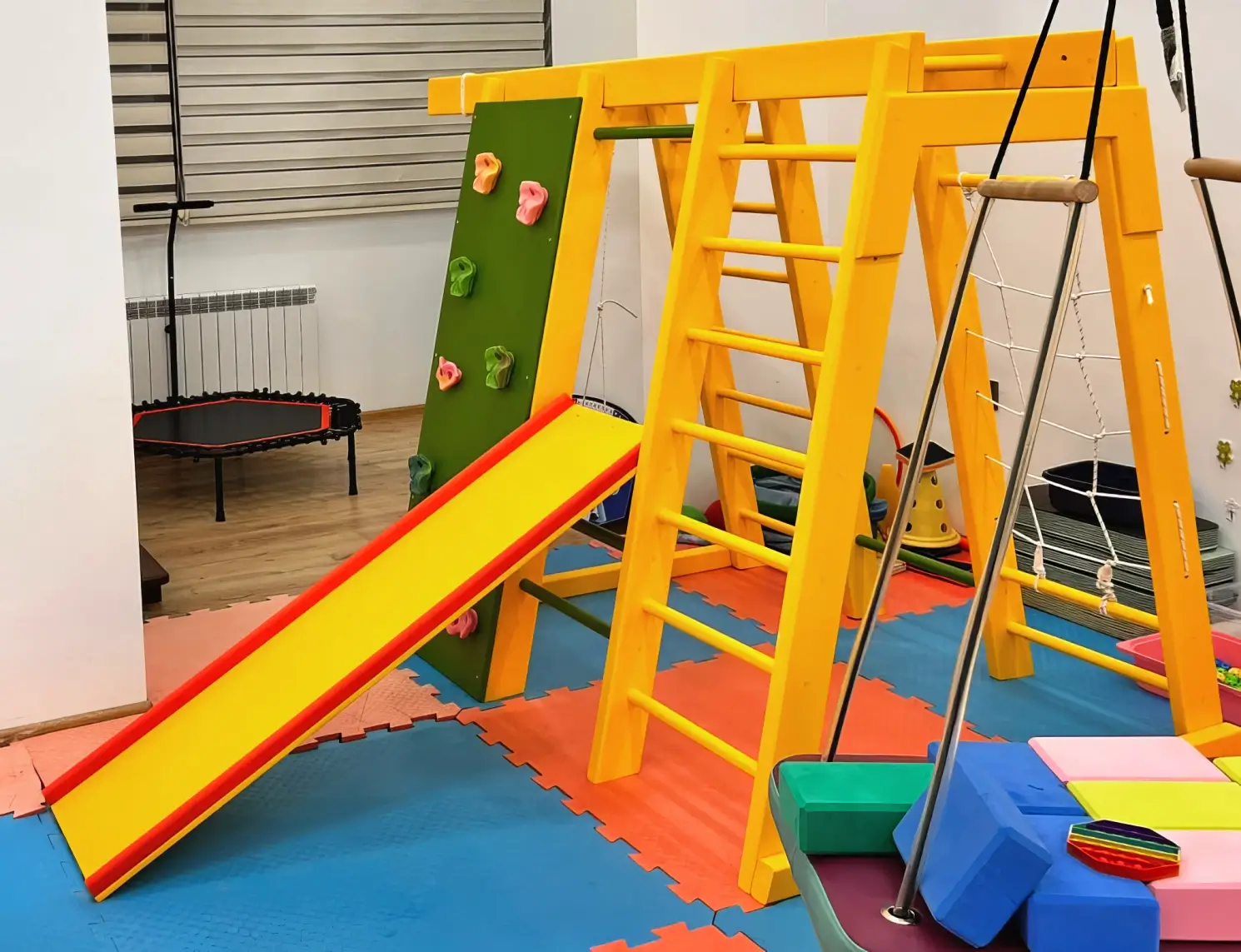 Kids Playground Complex WS-01 Blue Uşaq Oyun Kompleksi - Image 3