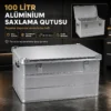 100 Litre Aluminium Storage Box Peşəkar Daşınma və Saxlama Qutusu