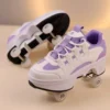 2 in 1 Inline Skate Rolikli Ayaqqabı - Image 4