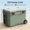 45L Portable Cooler Box Daşınan Soyuducu Qutu - Image 7