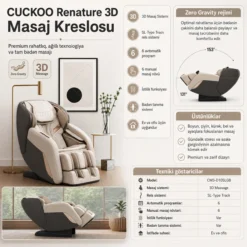 CUCKOO Renature 3D Massage Chair Masaj Kreslosu
