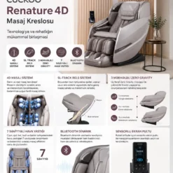 CUCKOO Renature 4D Massage Chair Masaj Kreslosu
