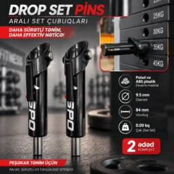 Drop Set Pins Aralı Set Çubuqları