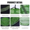 Fish Catching Net Fishing Basket Fishing Mesh Basket Nylon Light Crab Net Qatlana Bilən Balıq Saxlama Toru - Image 2