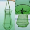 Fish Catching Net Fishing Basket Fishing Mesh Basket Nylon Light Crab Net Qatlana Bilən Balıq Saxlama Toru - Image 3