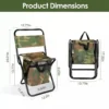 Folding Fishing Chair Çantalı Qatlanan Balıqçı Kempinq Stulu - Image 2
