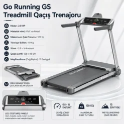 Go Running GS Treadmill Qaçış Trenajoru (Беговой)