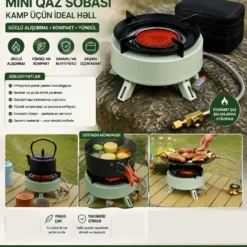 Heat Round Outdoor Portable Stove Soba 2