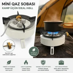 Heat Round Outdoor Portable Stove Soba