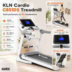 KLN Cardio C851DS Qaçış Trenajoru Treadmill (Беговой)