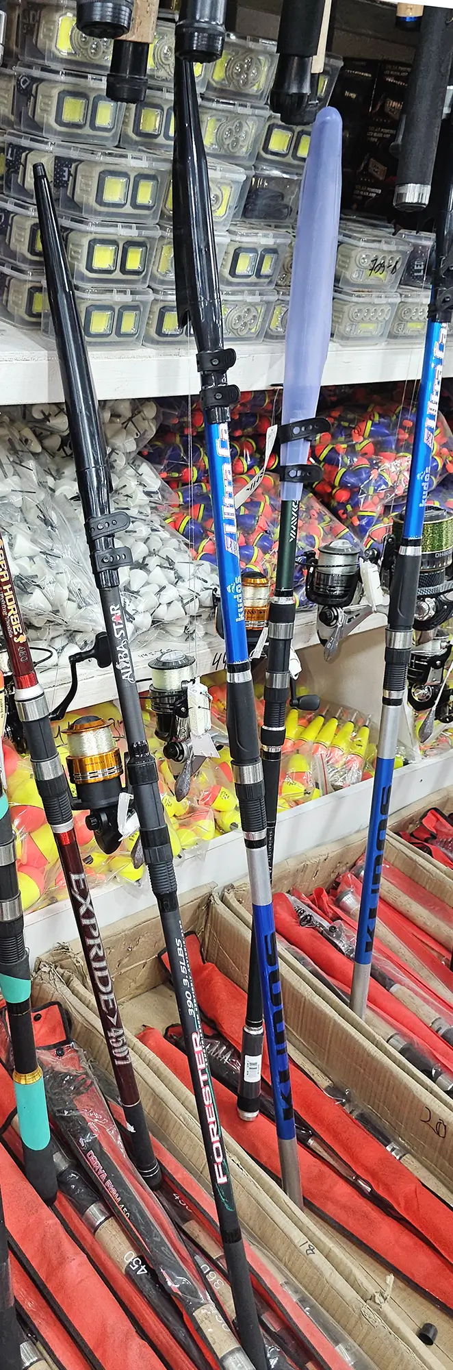 Kudos Blue Rod Kit with Spinning Reels Telescopic Fishing Rod Tilov Ağacı Spinninq 7 - Image 2