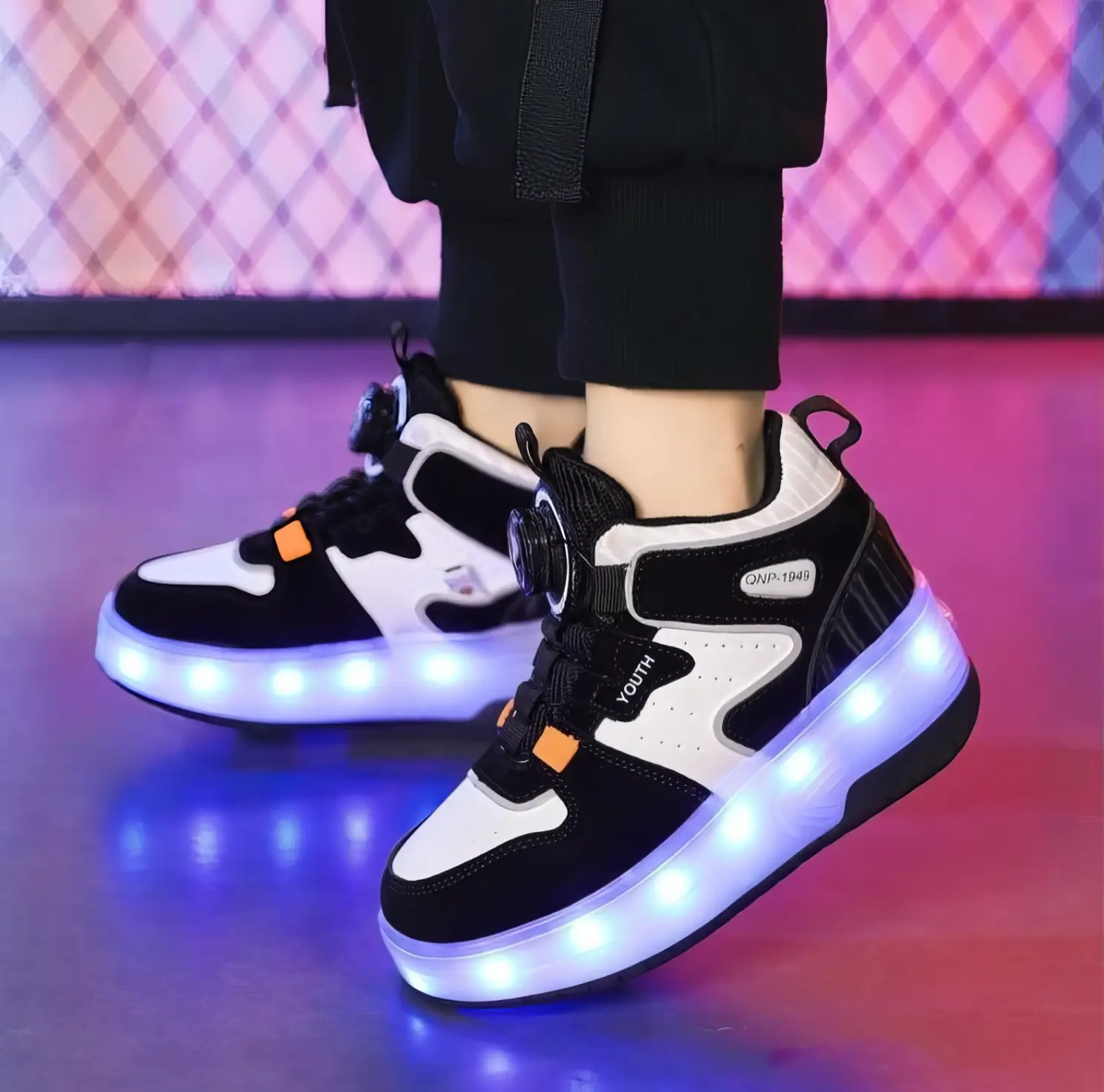 LED Lights Inline Skate LED İşıqlı Rolik Ayaqqabılar - Image 6