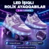 LED Lights Inline Skate LED İşıqlı Rolik Ayaqqabılar