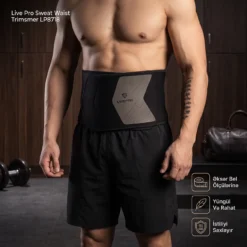 Live Pro Sweat Waist Trimmer LP8718 Tərlədici Kəmər