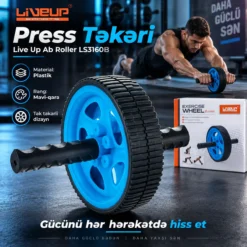Live Up Ab Roller LS3160B Press Təkəri