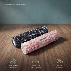 LivePro Foam Roller 45 sm Masaj Rolleri LP8233
