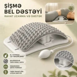 Lumbar Support Board Nasoslu Bel Masajçısı