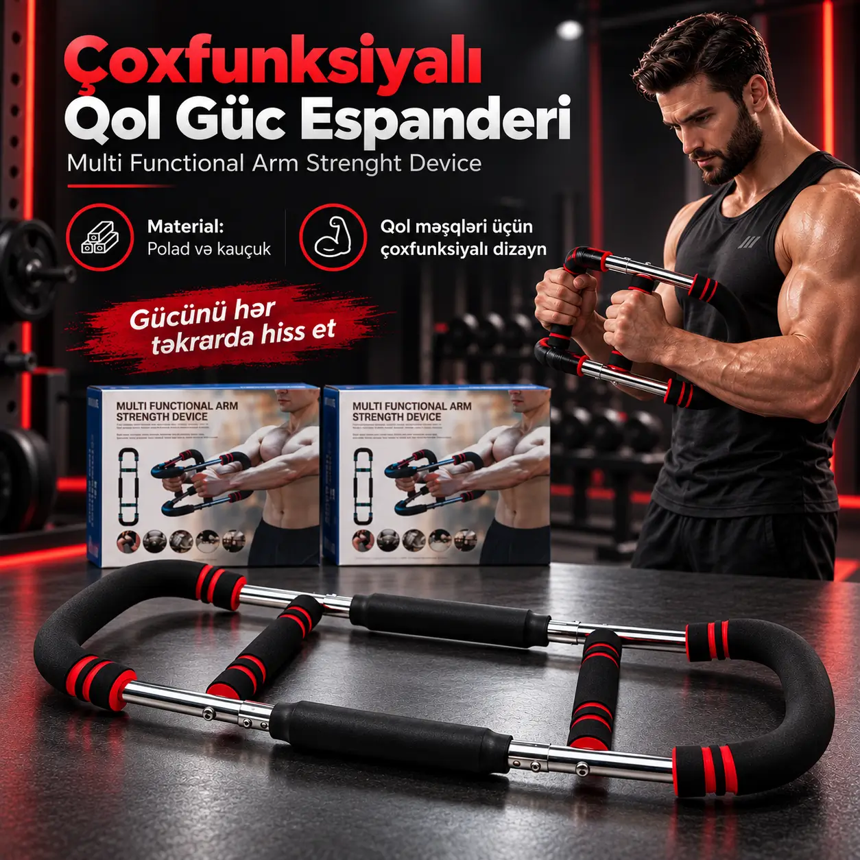 Multi Functional Arm Strenght Device Espander