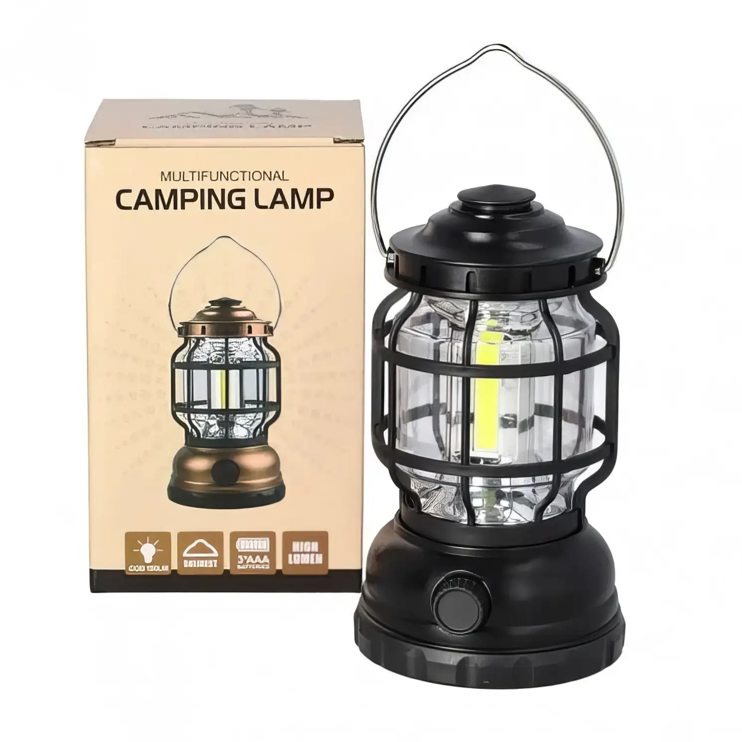 Multifunctional Camping Lamp Kamp Üçün Lampa - Image 4