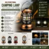 Multifunctional Camping Lamp Kamp Üçün Lampa