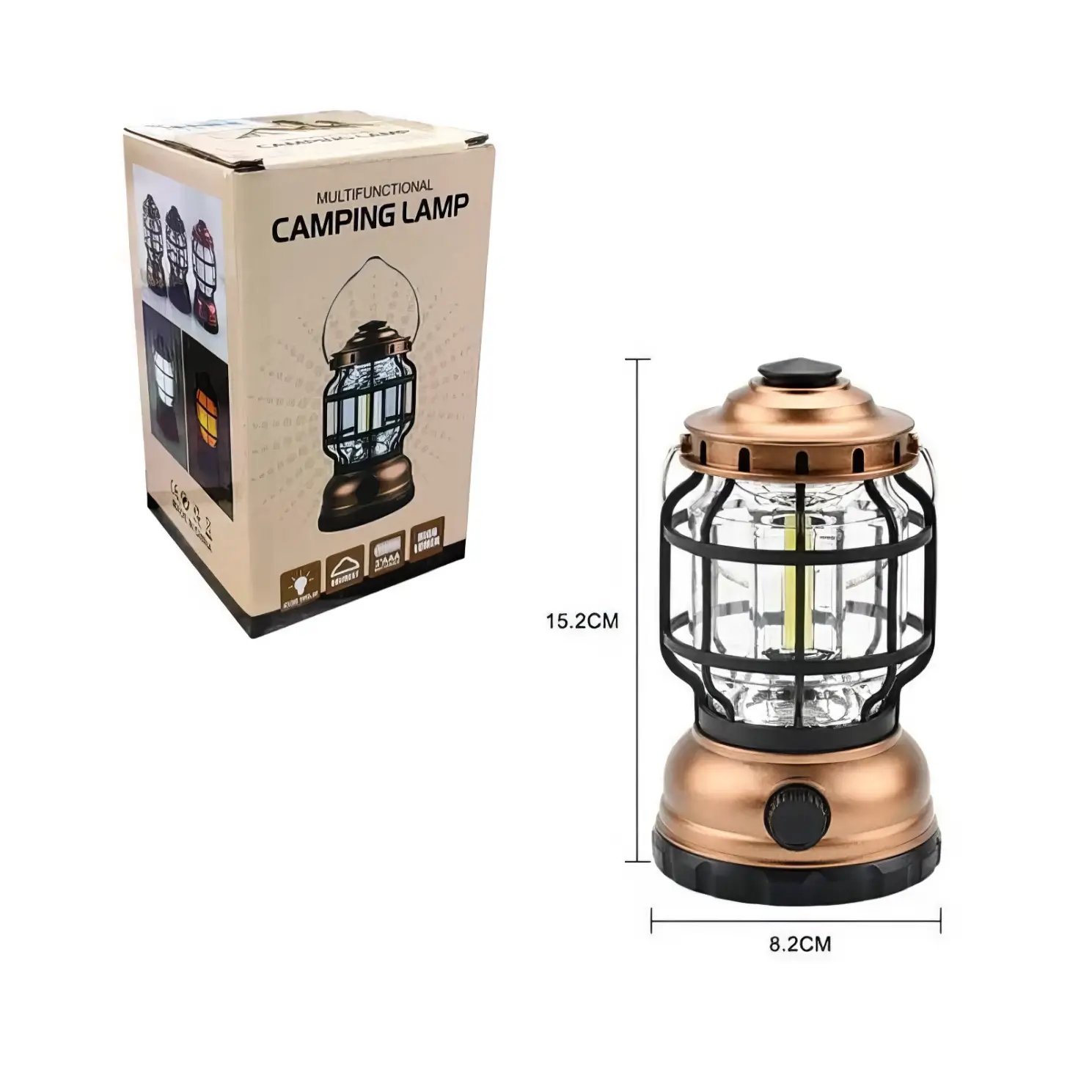 Multifunctional Camping Lamp Kamp Üçün Lampa - Image 3
