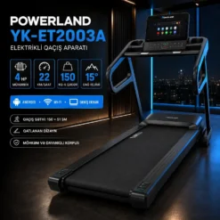 POWERLAND YK-ET2003A Treadmill Qaçış Trenajoru (Беговой)