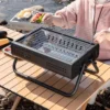 Portable Charcoal BBQ Grill with Handle 43 x 30 Sm - Image 3