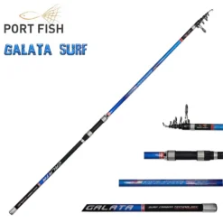 Portfish Galata Carbon 3.60mt 250gr Teleskopik Surf Fishing Rod Tilov Ağacı Spinninq