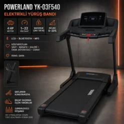 Powerland YK-03F540 Treadmill Qaçış Trenajoru (Беговой)