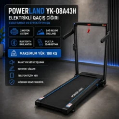 Powerland YK-08A43 Treadmill Qaçış Trenajoru (Беговой)