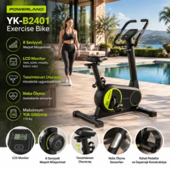 Powerland YK-B2401 Exercise Bike Velotrenajor