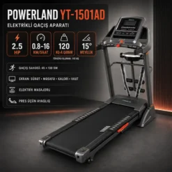 Powerland YT-1501AD Treadmill Qaçış Trenajoru (Беговой)